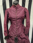 Vintage Burgundy Victorian Set