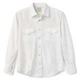 Vintage 1960s White Western with Embroidered Spurs