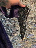 Gently Used Black Rose Purple Velvet Dress