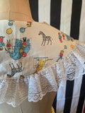 Unforgiven Circus Animal White Lace Clown Collar