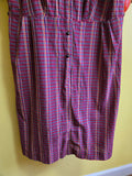 NotTooShabby Vintage 50s Red Plaid Dress
