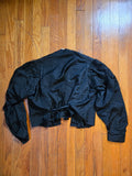 Antique 1900's Victorian Pleated Black Jacket