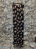 Gently Used Black Skull and Cross Bones Strapless Dress