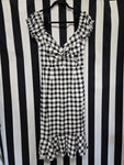 Anita Cruz Collectif Black Gingham Dress