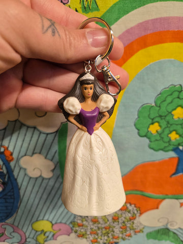 Unforgiven Vintage McDonald's Bride Barbie Keychain