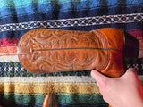 Vintage 80s Eel Durango Cowboy Boots Men's 8.5