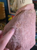 Vintage 50s Dusty Rose Lace Dress with Jacket