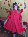 2X Vintage AS IS Lilli Ann Red Coat