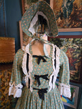 Vintage 70s Bicentennial Dress and Bonnet