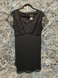 Vintage 1990s Black Just Choon Formal Dress