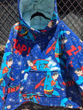 Unforgiven Upcycled Superman Blanket Hoodie