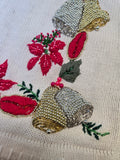 Vintage 90's White Christmas Bell Sweater Cardigan