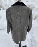Vintage 60s Gray Harringbone Pendleton Coat