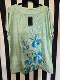 Vintage 60s Green Silk Thapawong top