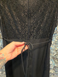 Vintage 1990s Black Just Choon Formal Dress