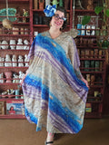 Vintage 90s Blue Ocean kaftan