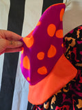 Odd Betties Vintage 80s Neon Orange Clown Suit
