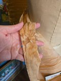 Vintage 60s champagne sequin glass bead wool top