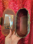 Vintage Vinyl and Aluminum Box Bag