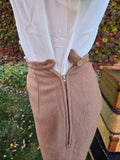 Vintage 60s Camel Brown Wool Sportswear set
