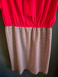 Vintage Pink Tweed Dress