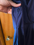 Gently Used Zaful Navy Blue Fit & Flare Shirt Dress