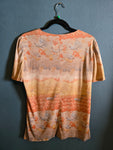 Vintage 70s novelty print top