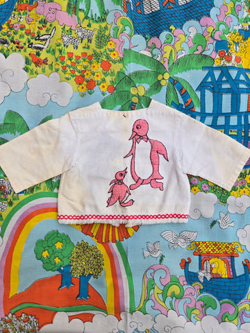 Vintage kids penguin shirt