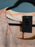 Vintage 70s novelty print top