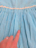 Studio 48 Kids Blue Checkered Dress