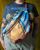 Unforgiven Upcycle Jesus Tapestry Fanny Pack