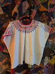 XL Vintage 70s embroidered top