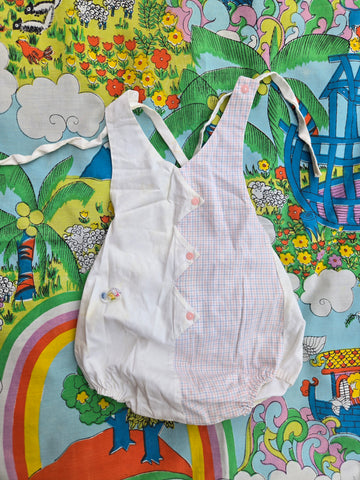 Vintage kids zig zag bodysuit