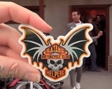 Raised By Movies Pee-wee's Big Adventure Satan's Helpers Sticker