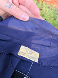 Vintage 40s Navy Button Up Dress and Jacket