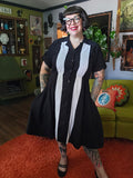 Gently Used Tatyana Bettie Black & White Bowler Dress