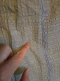 Vintage 50s sheer blue dress & shawl set w/ Rhinestones
