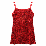 Vintage Y2K Red Sequin Tank Top