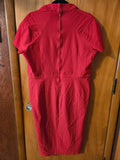 Gently Used Pinup Couture Red and Black Wiggle Dress