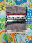 Vintage Green, Yellow, and Red Serape Vest