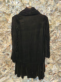 Vintage 1930s Black Velvet Coat