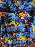 Vintage Y2K Blue and Orange Bahamas Shirt