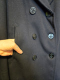 Vintage 60s Navy Wool Pea Coat