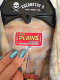 Unforgiven Upcycled Rose Brown Plaid Western