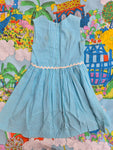 Studio 48 Kids Blue Checkered Dress