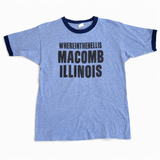 NotTooShabby Vintage Malcom Illinois Blue Ringer Tshirt