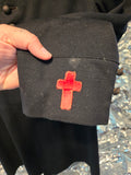 Vintage Masonic Knights Templar Black Frock Coat