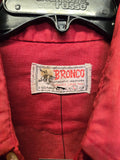 Vintage 60s Red Bronco Western Shirt