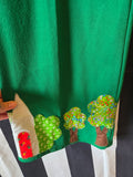 Odd Betties Vintage 70s Green pants with applique