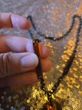 Vintage 60s Rootbeer Bakelite Brown necklace